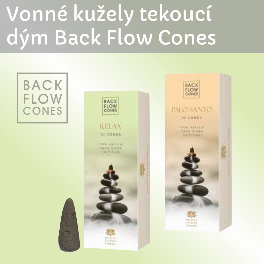 Vonné kužely tekoucí dým Back Flow Cones